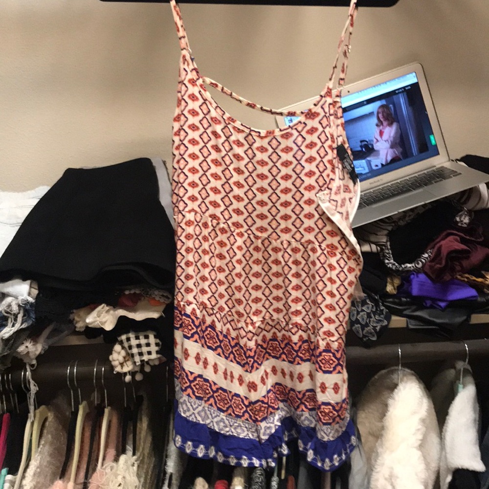 LF tribal print romper